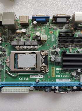 询价~华北工控HB132 H61主板17x17迷你主板 支持i3三