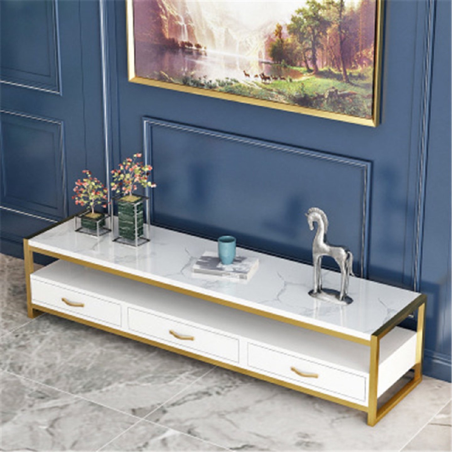 客厅北欧大理石电视柜茶几组合简约创意后现代多功能铁艺电视柜子,橡塑材料及制品,亚克力管/有机玻璃管,淘宝优惠券,粉丝福利购,淘宝优惠卷