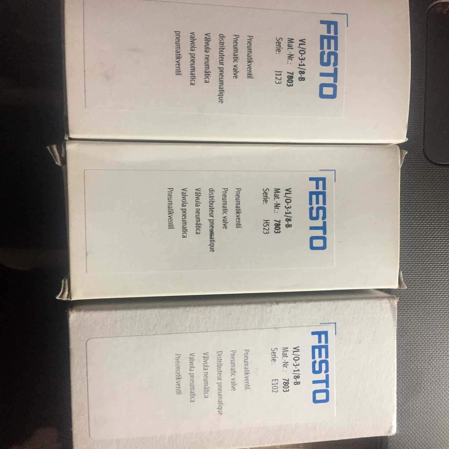 FESTO  气控阀 VL/0-3-1/8-B 7803FE~询价