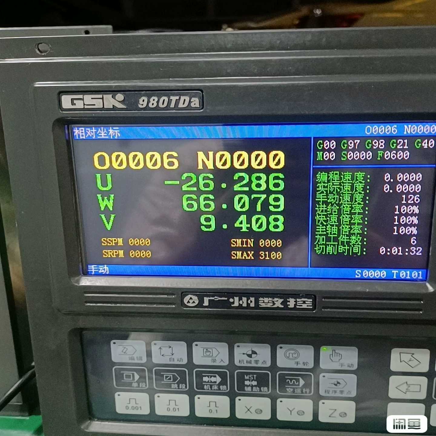 议价广数980TDa系统一台,拆机下来的,成色实物图,功能包好,