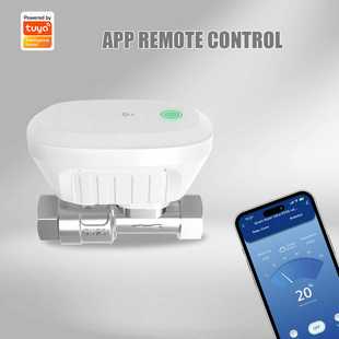 TUYAAPPWIFI智能定时水阀计水量漏水量检测阀门控制器电磁阀