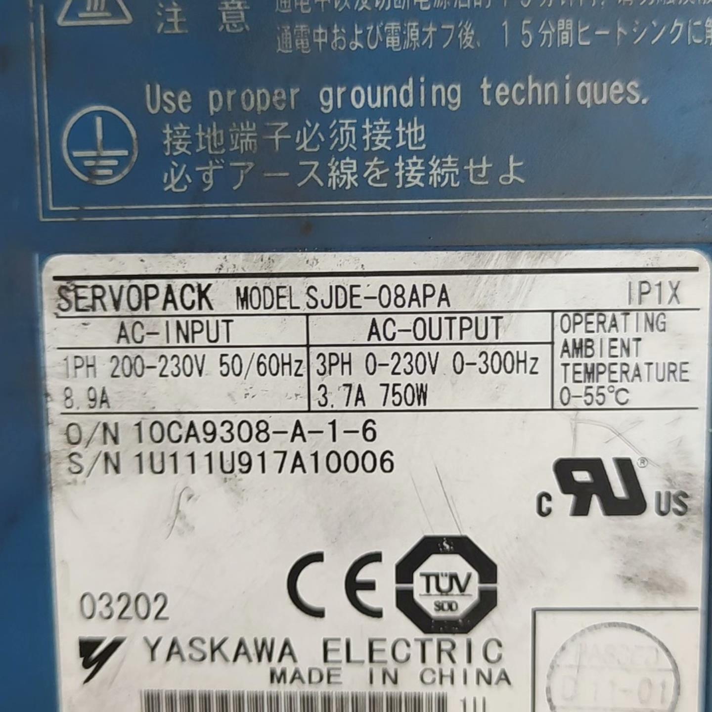 安川SJDE-08APA（电子设备）