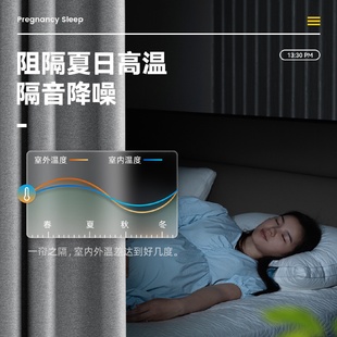 遮阳布隔音隔热卧室全客厅轻奢现代简约灰色 ALI6窗帘遮光2022新款