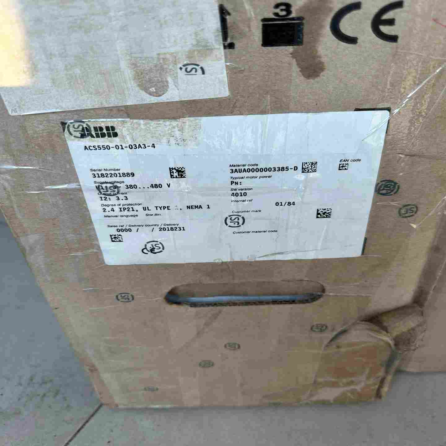 【议价】变频器ACS550-01-03A3-41.1/0