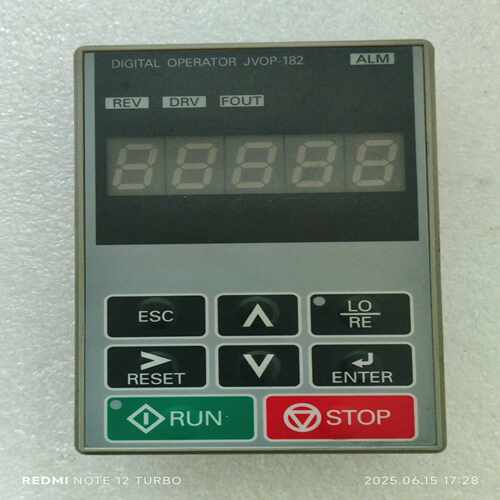 咨询-安川A1000H1000变频器面板JV0P-182功能