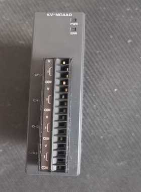 基恩士kv-nc4ad模拟量模块，成色好，带接线端子。（佳毅工控）