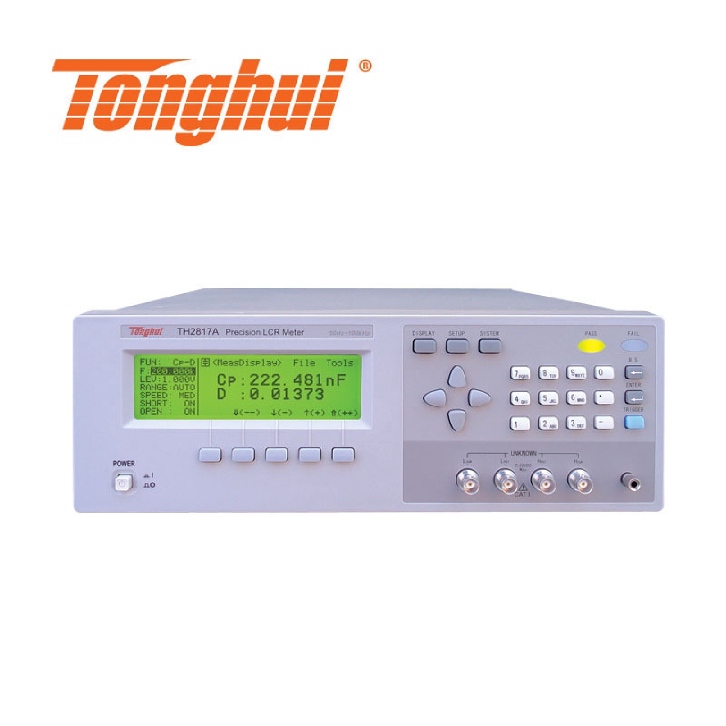 同惠TH2817A TH2817B+ TH2817C+ LCR数字电桥频率100kHz 5挡分选