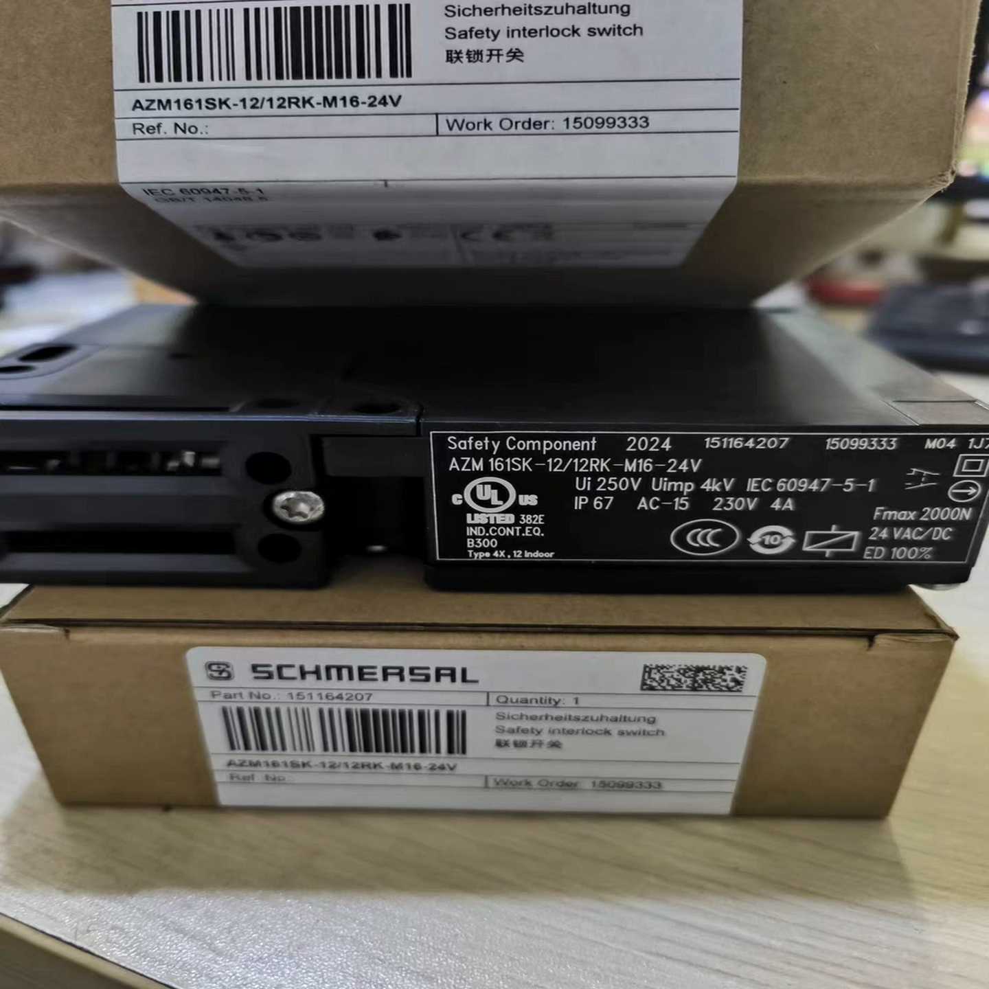 AZM161SK-12/12RK-M16-24V 施迈赛安全（佳毅工控）