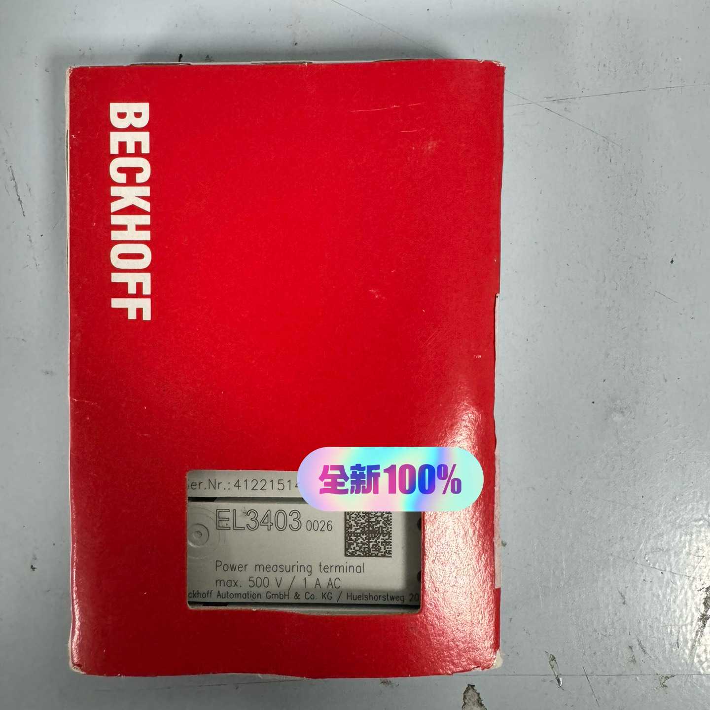 EL3403-0026BECKHOFF加急发货询价