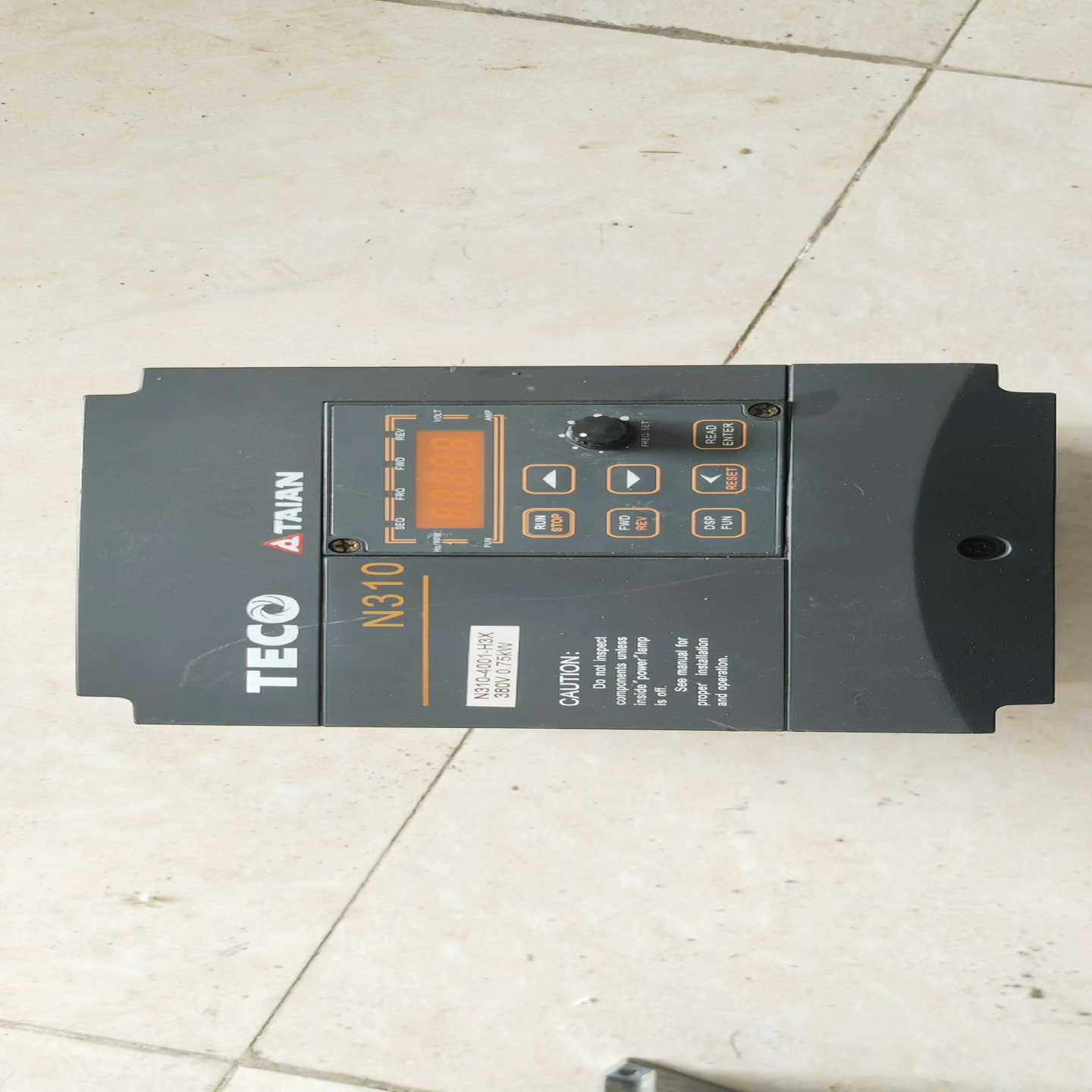 (询价)台安变频器，N310-4001-H3X功能，0.75KW