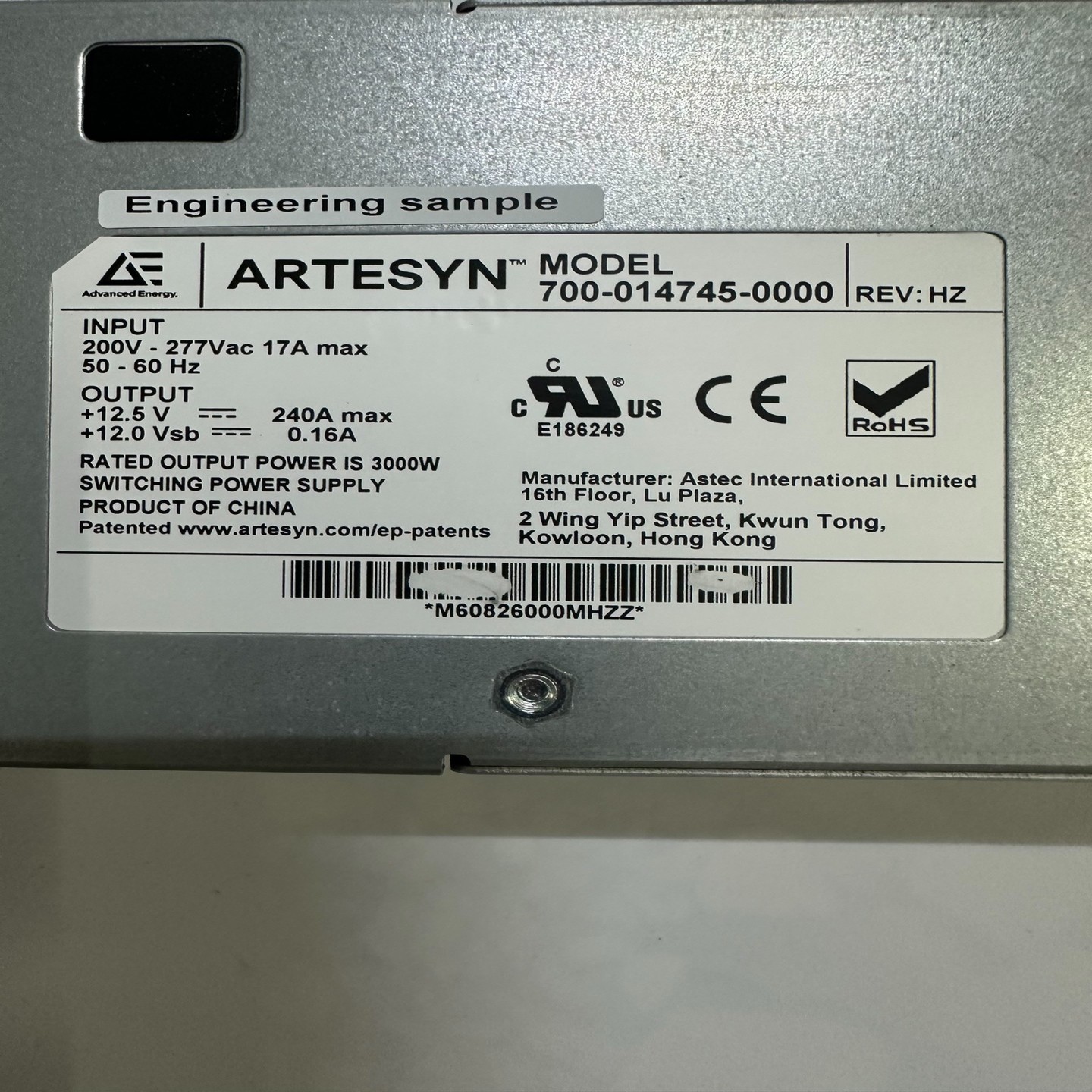 ARTESYN700-014745-0000电源询价