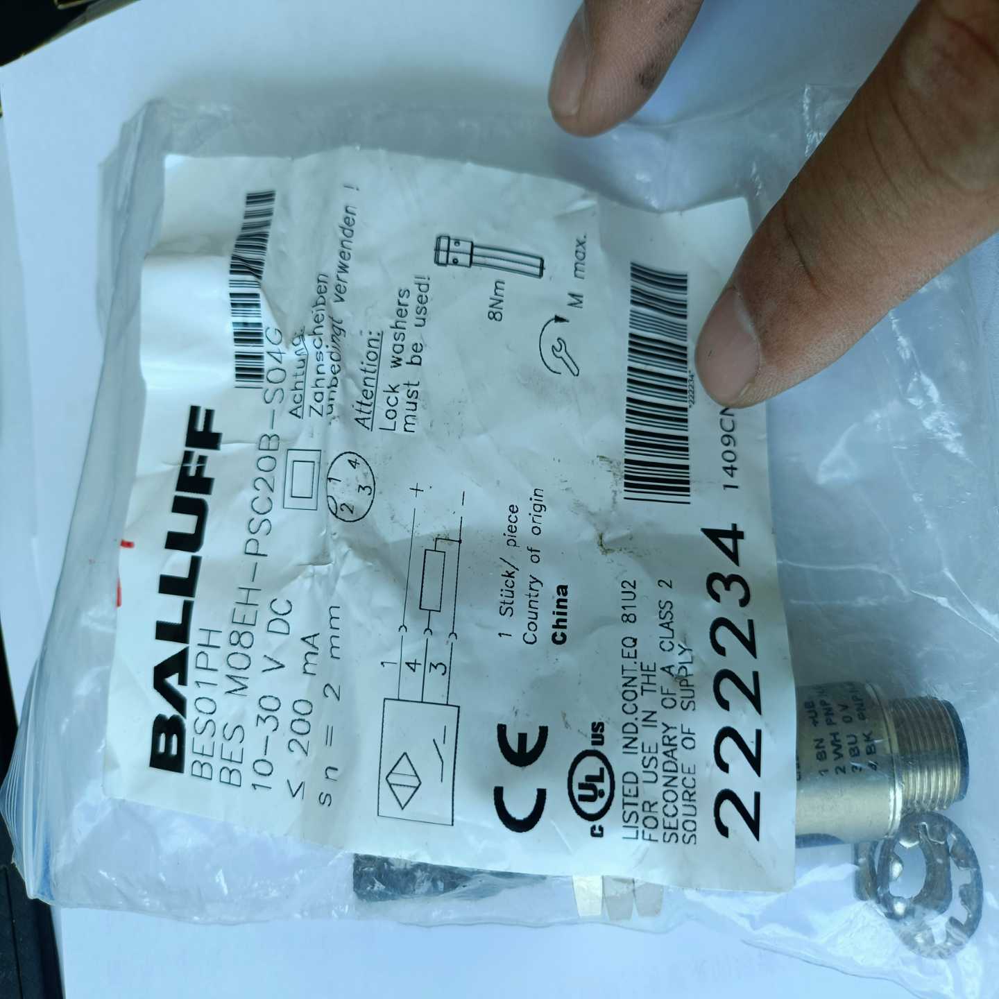 【请询价】全新原装巴鲁夫光电BES08M-PSC08B料号BES01