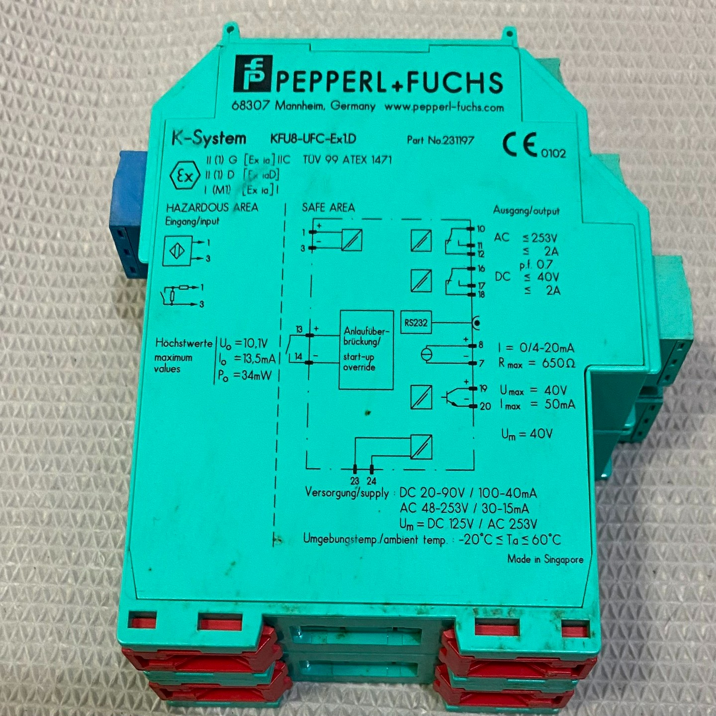 德国倍加福KFU8-UFC-EX1.D,KFD2-UFC-E（佳毅工控）