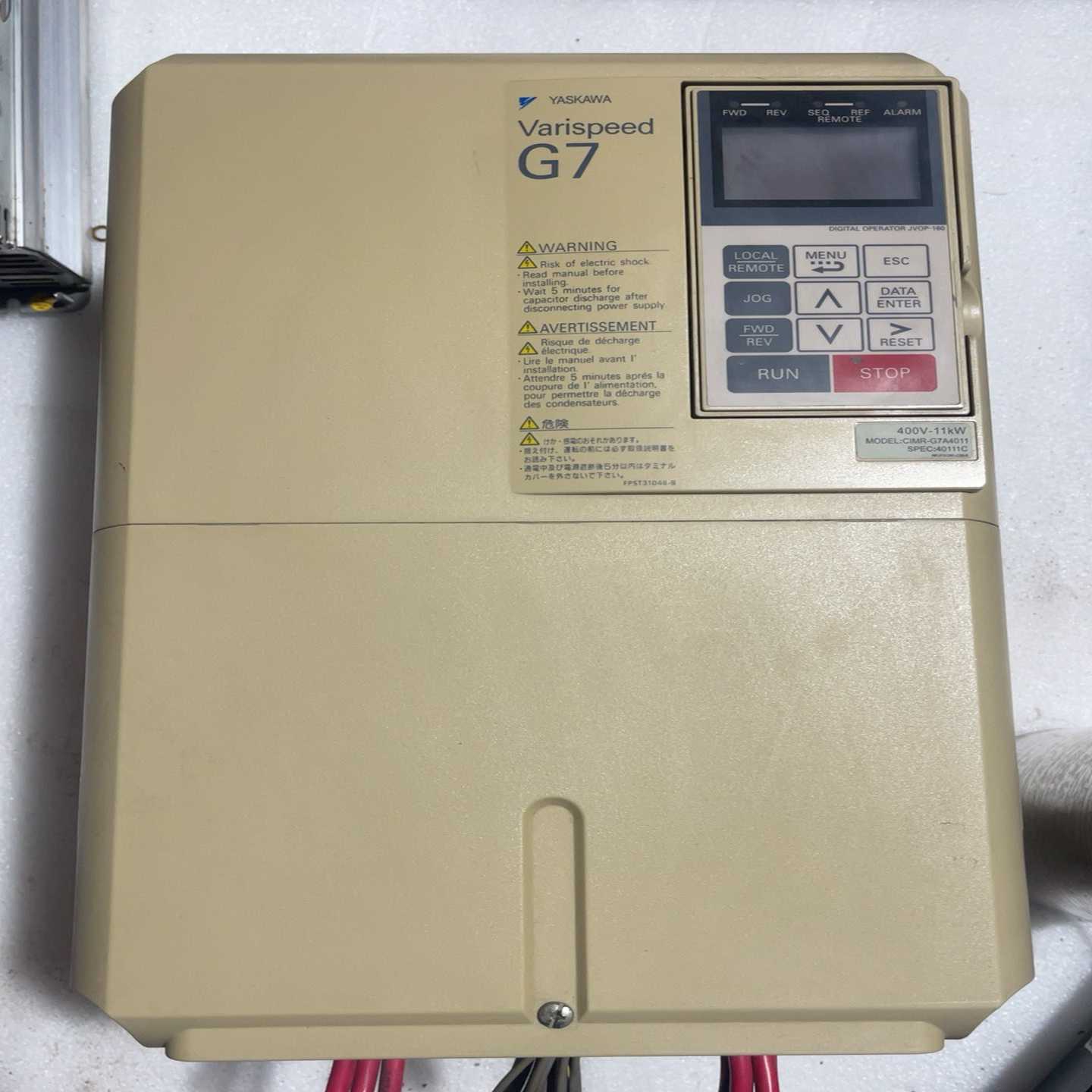 安川变频器G7A4011一台11kw成色如图询价