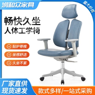 人体工学椅子电脑椅家用舒适久坐办公椅宿舍学生学习椅书房书桌椅