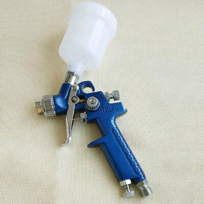小型喷枪1.0口径0.8内径汽车内饰修补彩绘高压手动喷漆枪