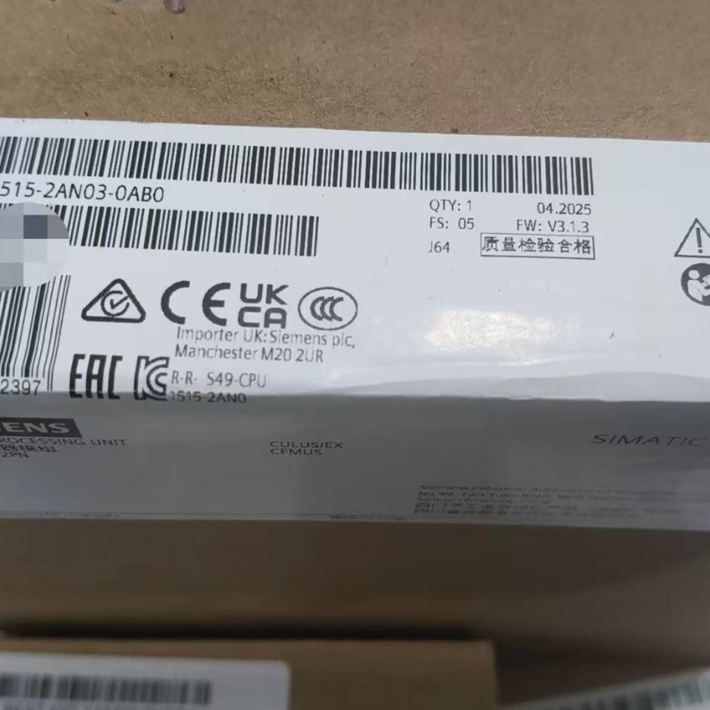 配件6ES7513-1AL01-0AB0 6ES7513-1AL02-0AB0 西门子模块现货议价