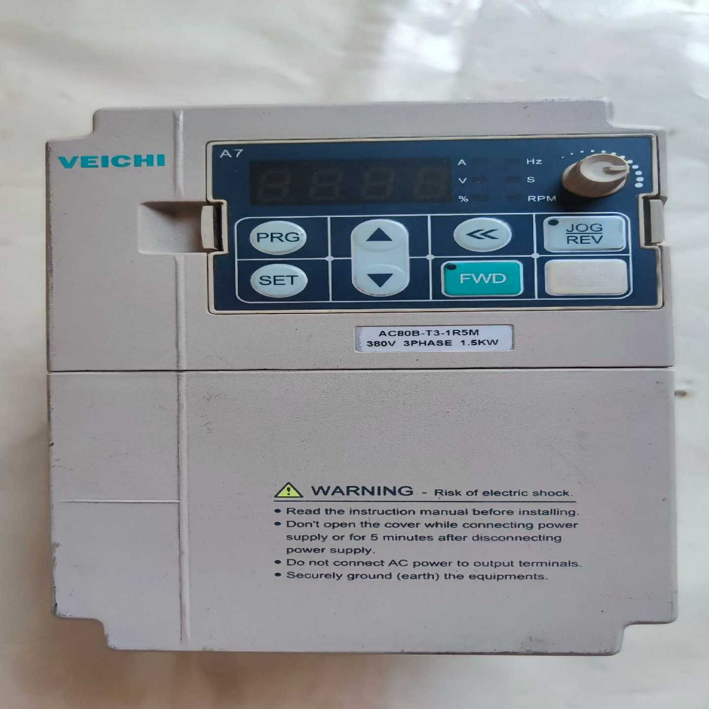 伟创AC80B-T3-1R5M   380V  1.5KW（佳毅工控）