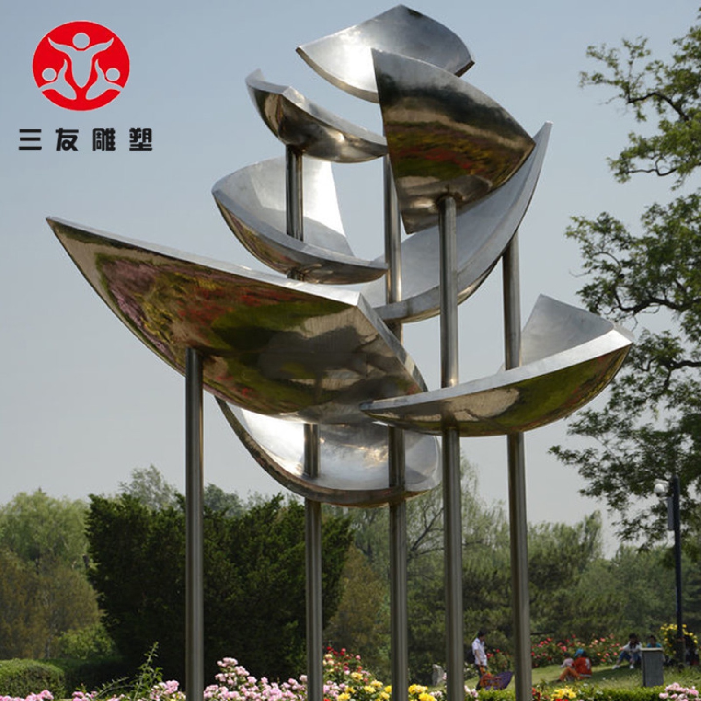 不锈钢现在广场雕塑房地产售楼处不锈钢水景雕塑户外景区雕塑摆件