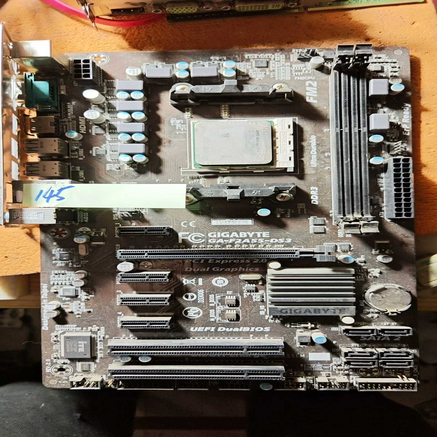 技嘉F2A55一DS3大主板带AD740u正常使用~询价