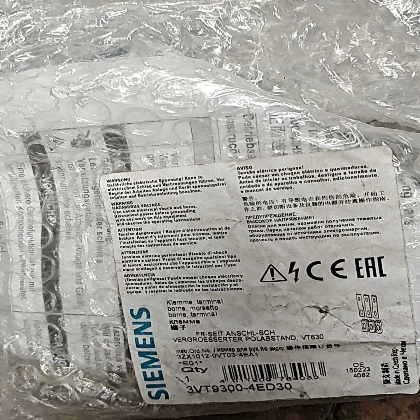 端子3VT9300-4ED30询价