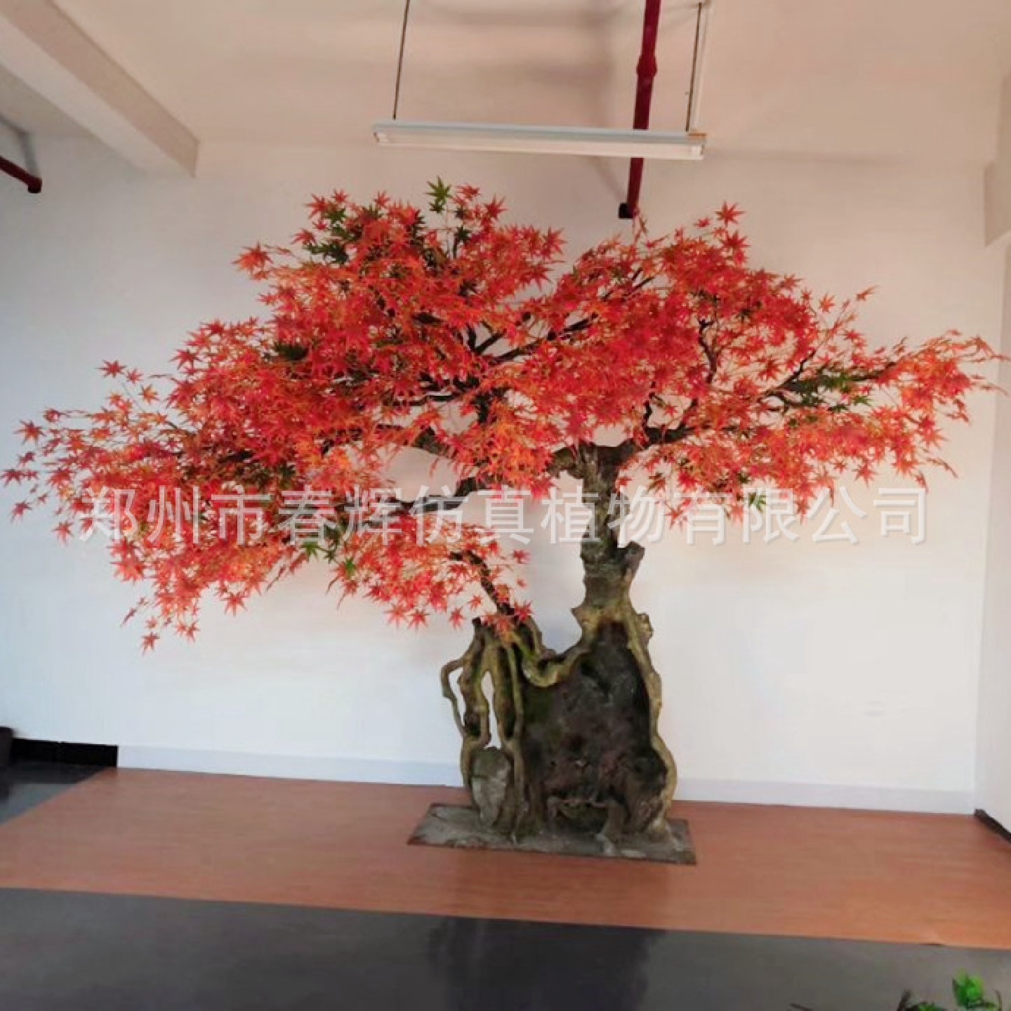 仿真红枫叶造型红枫树仿真红枫树大型景观工程假树装饰可定制