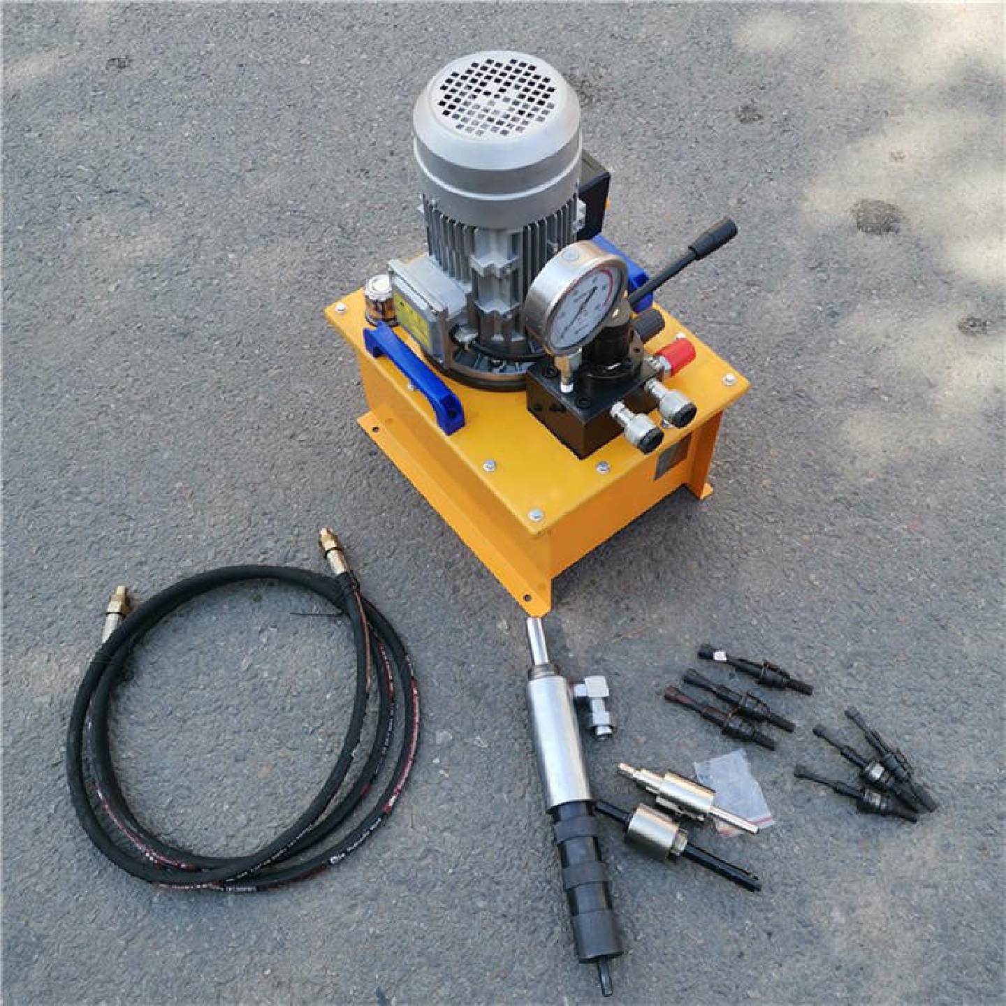 冷凝器维修拔管器换热器管道维修更换电动液压拔管机内胀款