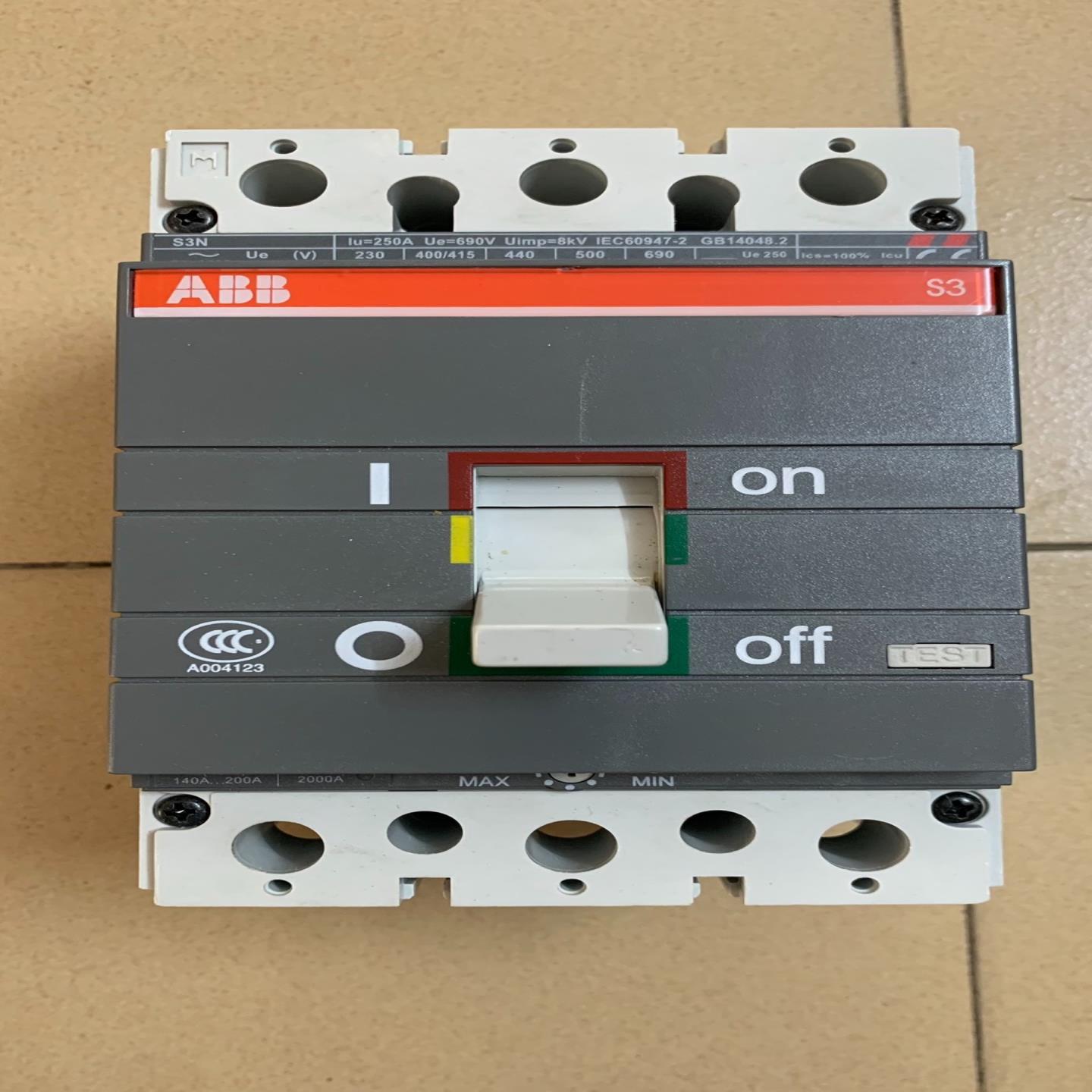 ABB塑壳断路器 1SDA013491R1 S3N250 R~询价
