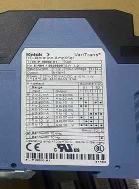 【星慕电子】knick科伲可隔离模块p15000F1议价