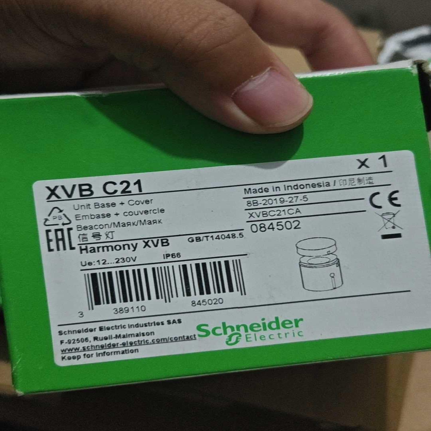 施耐德信号灯 XVB C21, 。还剩3个。拍前询价