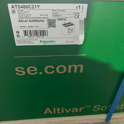 询价~施耐德软启动器ATS480C21Y，质保一年，可