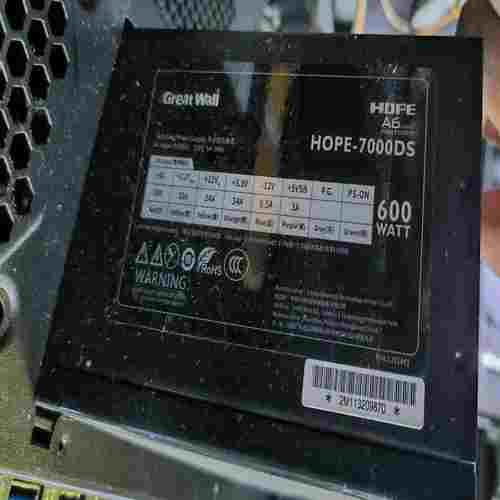 议价长城HOPE-7000DS电源额定600W。正常使用拆机
