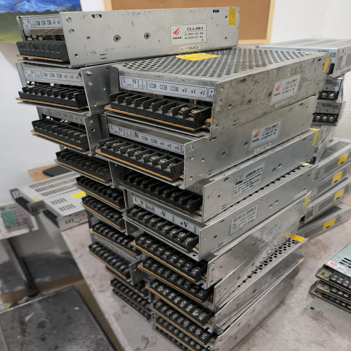【请询价】开关电源CLA-200-5实物图片有21个200W5V单价