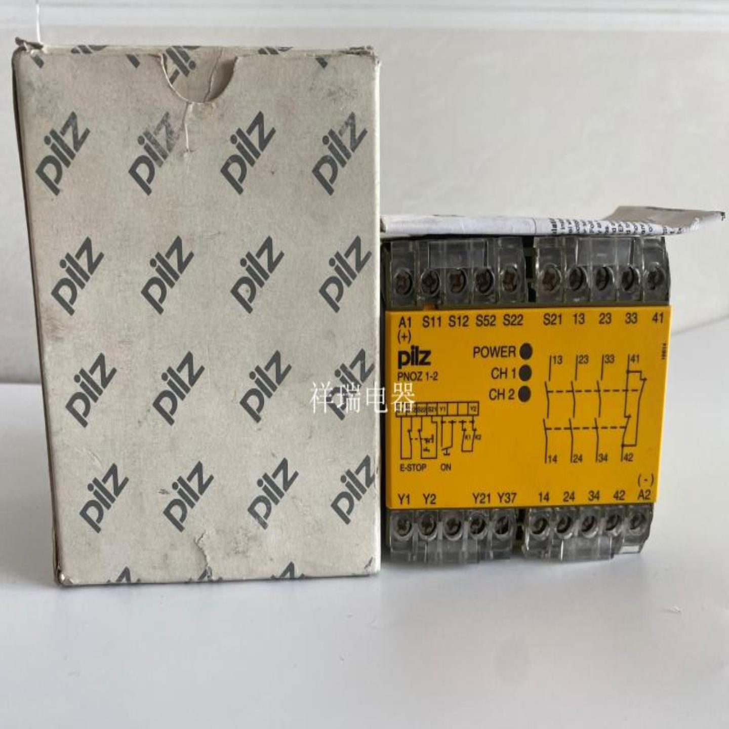 德国皮尔兹Pilz PNOZ 1-2 24V DC3S1Ö-ID-No474696安全继电