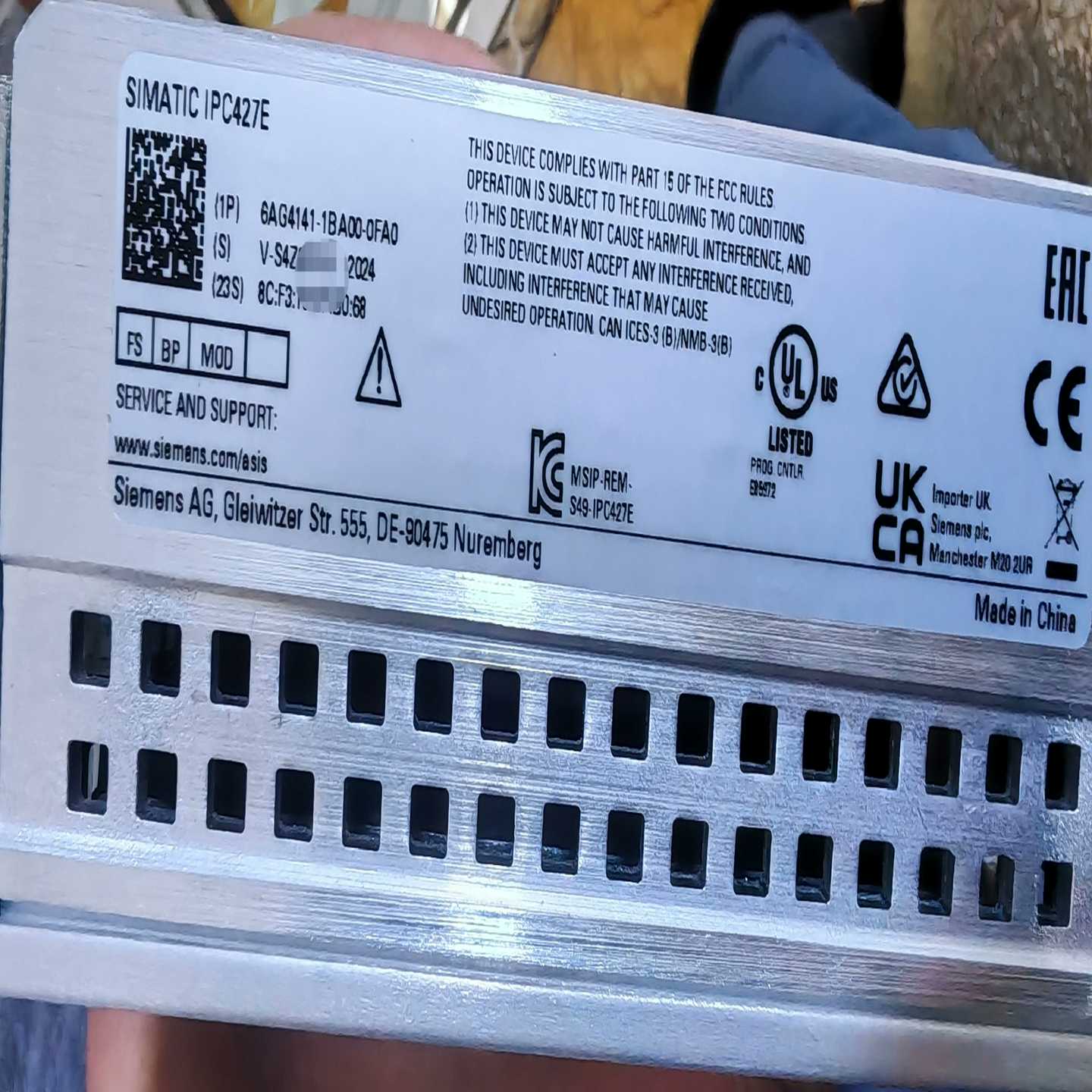 6AG4141-1BA00-0FA0裸机，有联系～（佳毅工控）