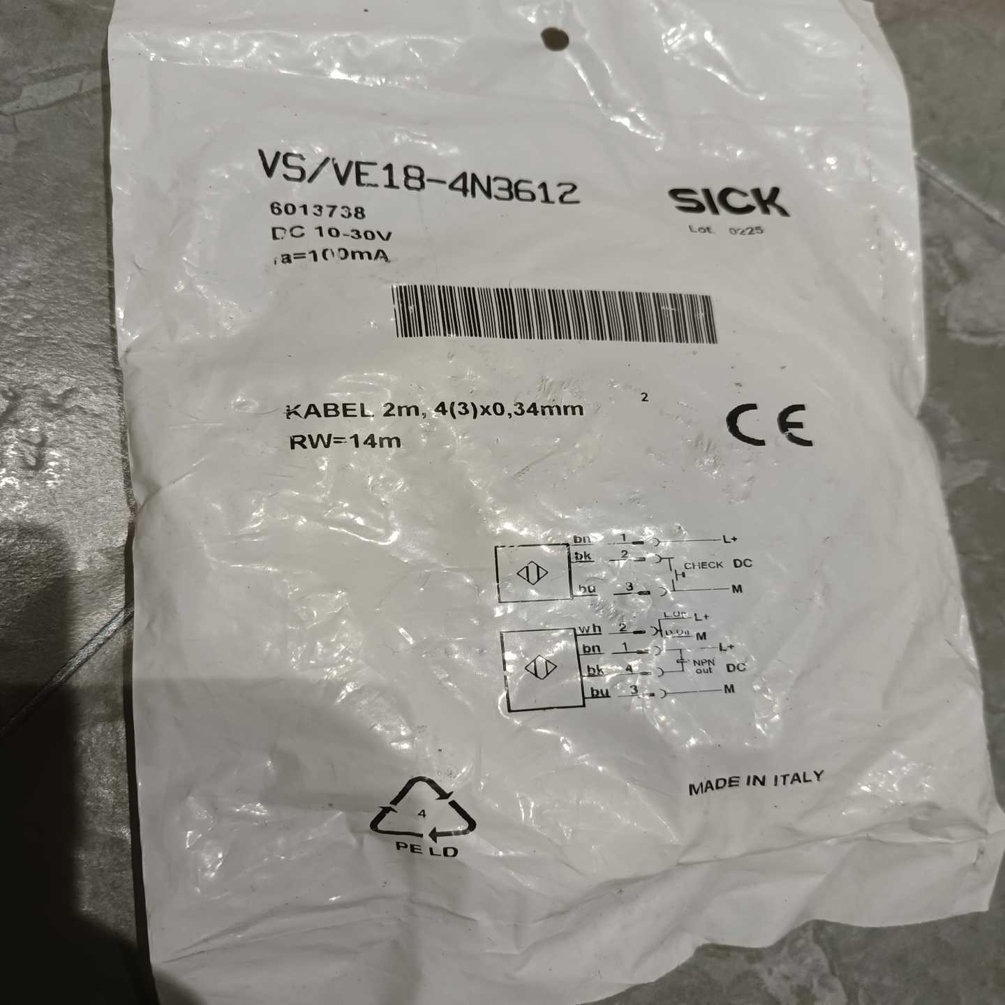 询价~SICK施克对射光电开关VS/VE18-4N36