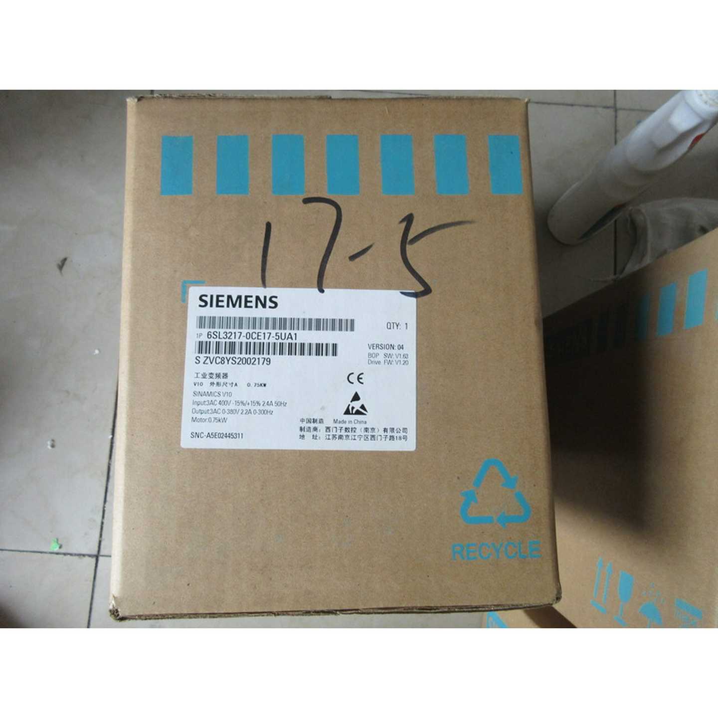 全新原装西门子 SIEMENS 6SL3217-0CE17-5UA1 现货--议价商品