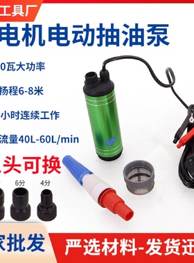 厂家批发电动抽油泵柴油抽油泵便携式抽油泵12V24V车载小型抽油泵