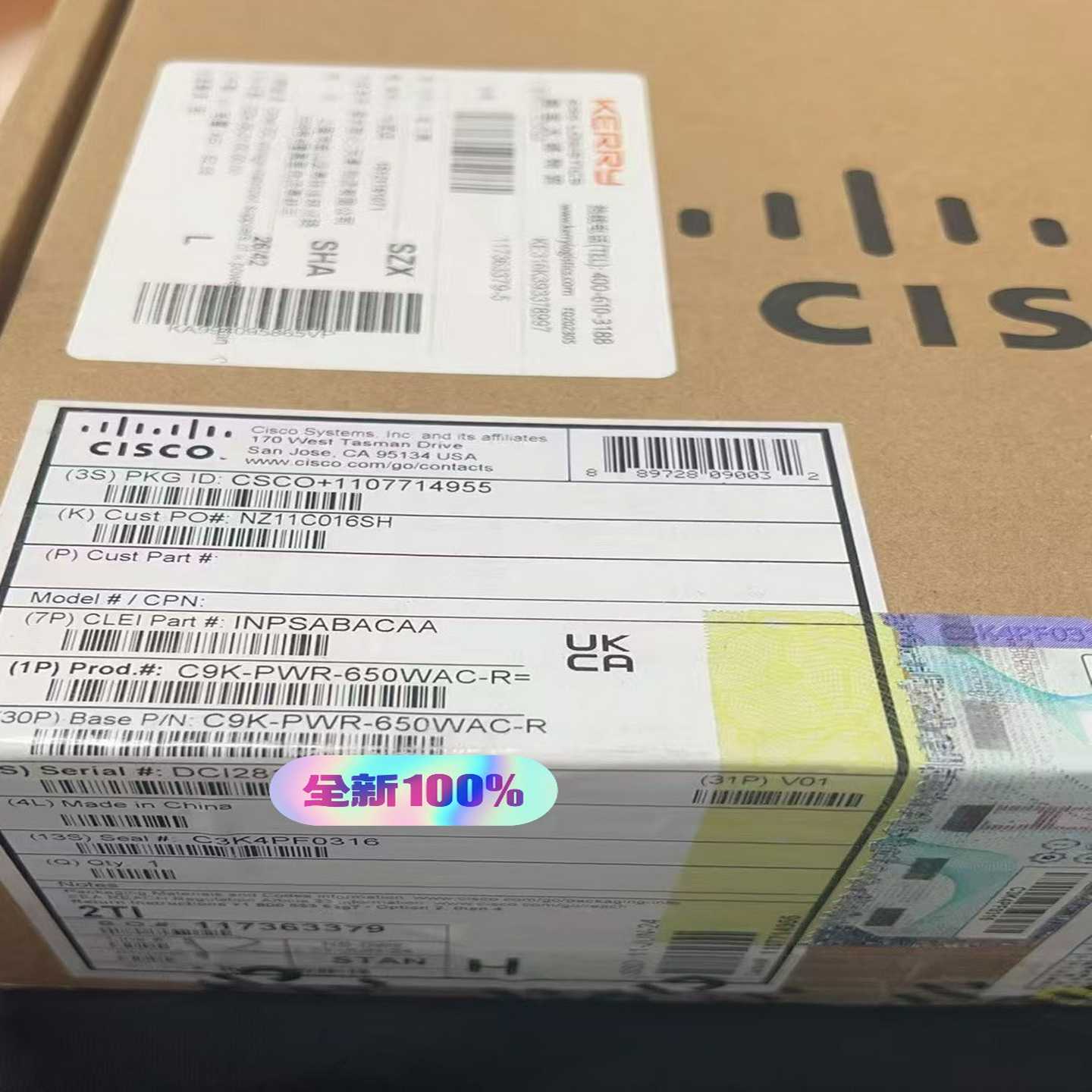 C9K-PWR-650WAC-R 思科交换机电源模块 适用于