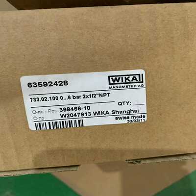 威卡WIKA压力表733.02.100 …0-600kpa。~询价