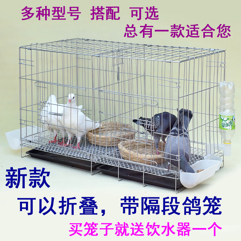 鸽子笼养殖笼鸽子专用配对笼笼子新型大号繁殖鸽笼包邮鸽子笼