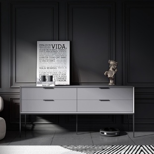 意式 极简烤漆餐边柜斗柜轻奢玄关现代简约客厅茶水储物卧室电视柜