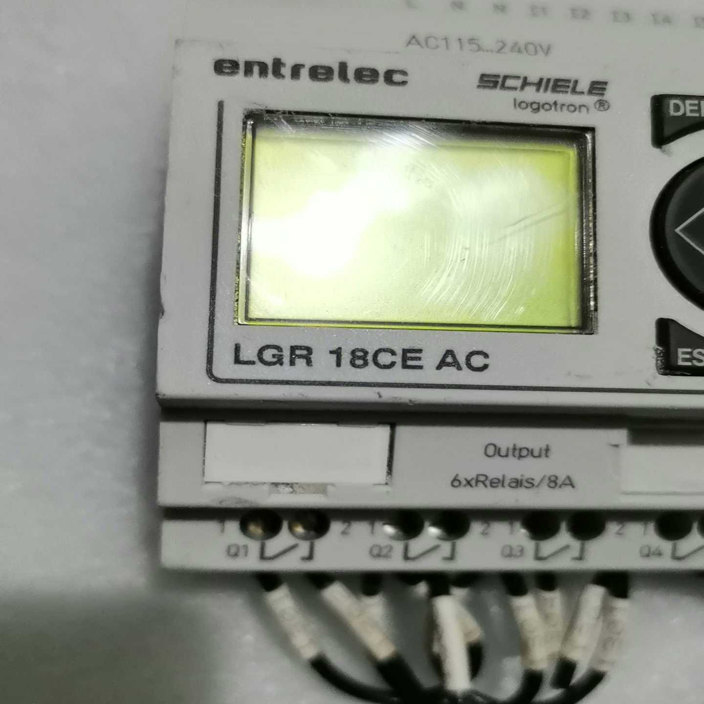 （请询价）entrelec  控制器LGR 18CE AC实物图议价