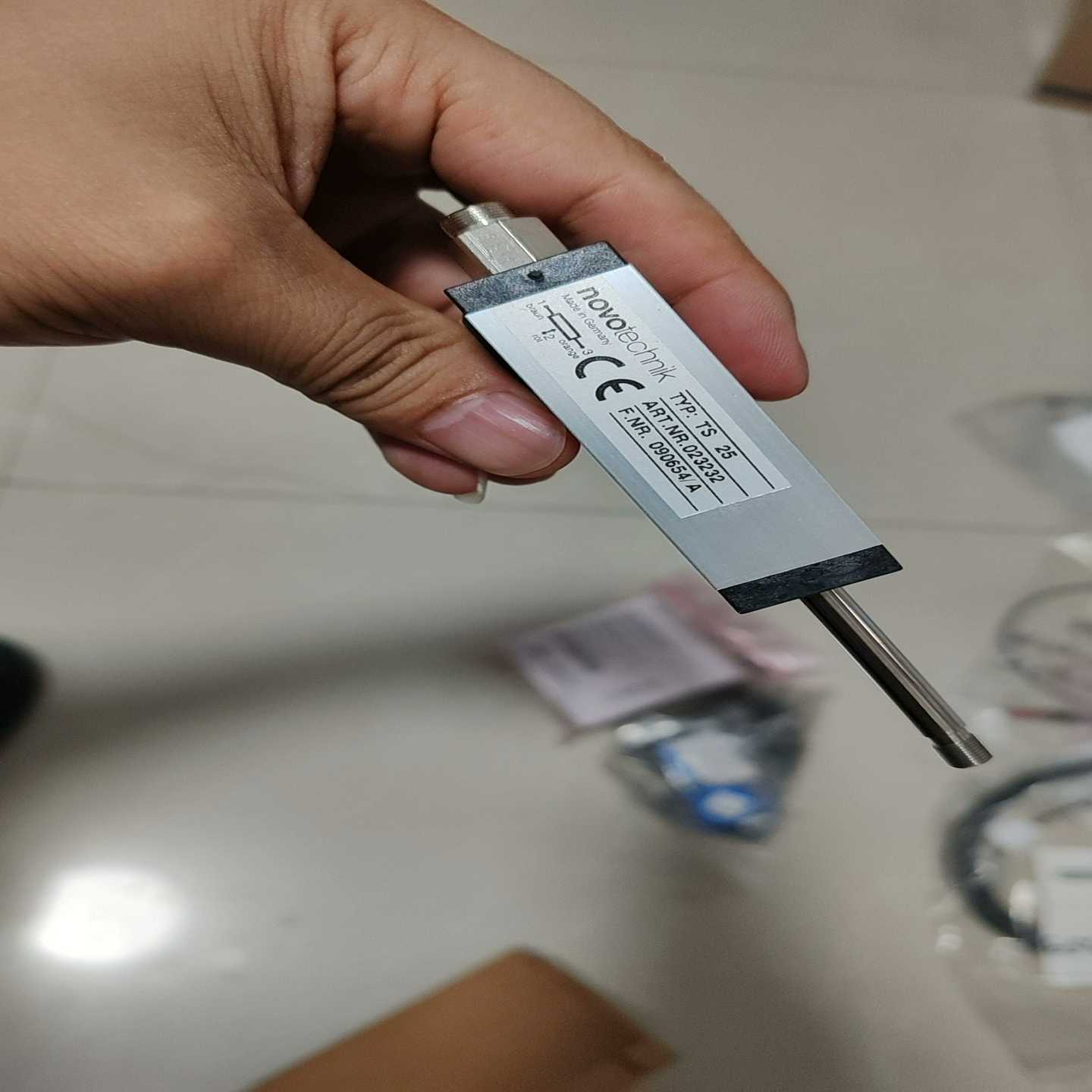 非标架NOVOTECHNIK位移传感器TS-25全新项目多余转让实议价