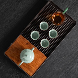 电木茶盘家用托盘储水小型客厅高端功夫排水茶具茶海干湿茶台 新款