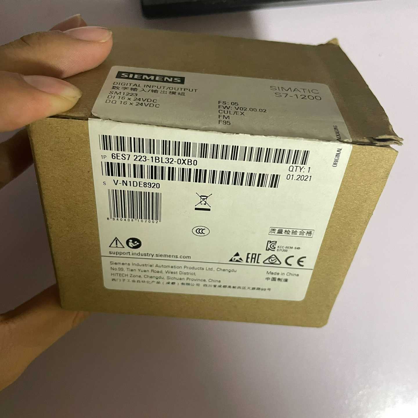 （请询价）6ES7223-1BL32-0XB0全新plc模块