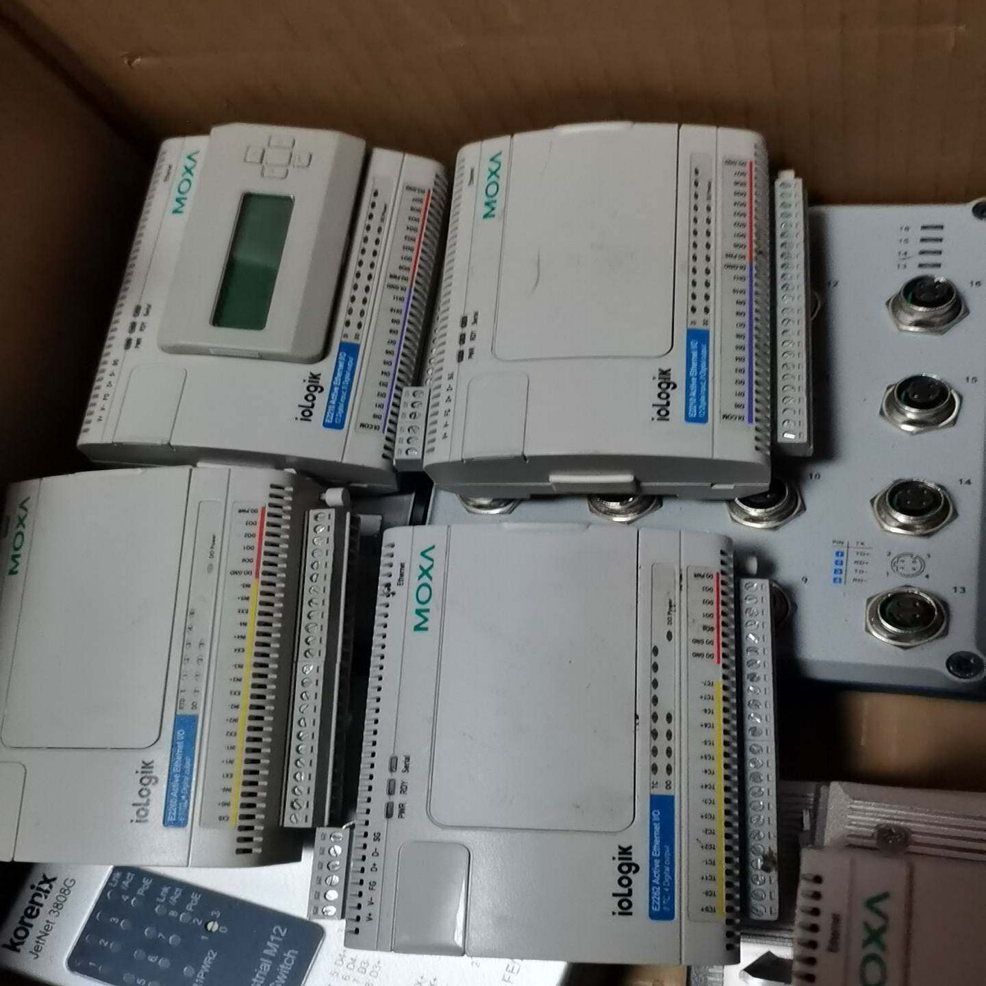 台湾moxa远程io模块，型号E2260，成色较新台湾台湾(胖胖商铺）