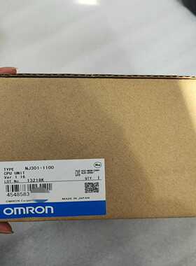 询价全新原装欧姆龙NJ301-1100CPU模块，日本制造，型