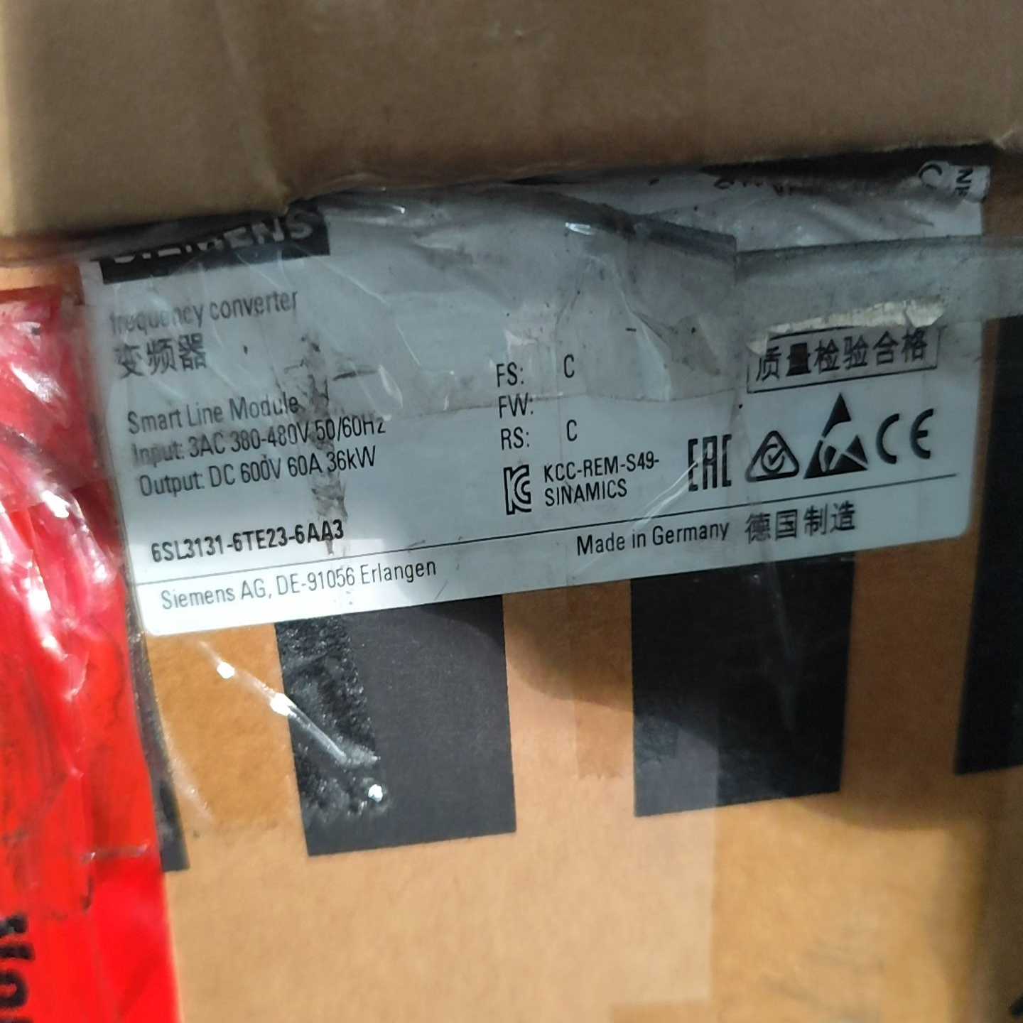 询价~6SL3131-6TE23-6AA3