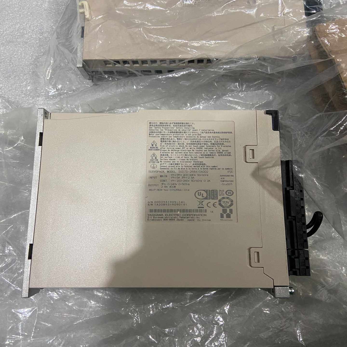 安川驱动器7代 SGD7S-2R8A10A002 库存【卡奥电子】